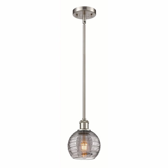 Innovations Lighting - Athens Deco Swirl - 1 Light Stem Hung Mini Pendant In