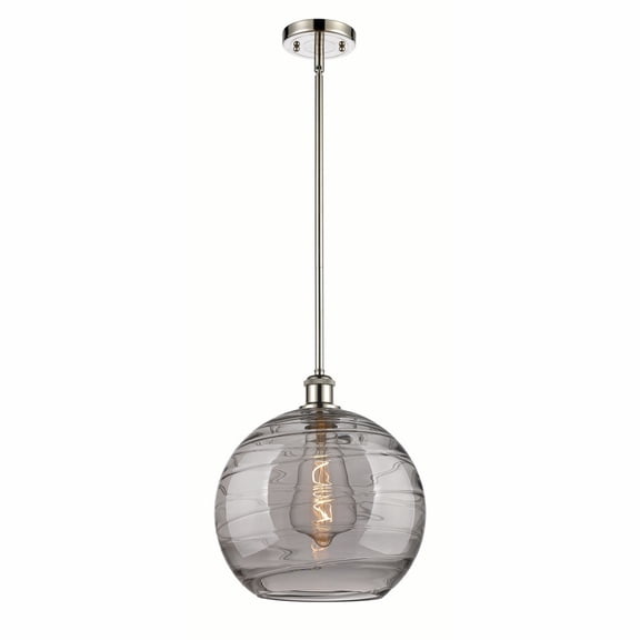 Innovations Lighting - Athens Deco Swirl - 1 Light Stem Hung Mini Pendant In