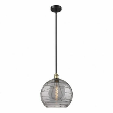 Innovations Lighting - Athens Deco Swirl - 1 Light Stem Hung Pendant In