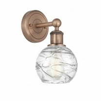 Innovations Lighting - Athens Deco Swirl - 1 Light Wall Sconce In Industrial