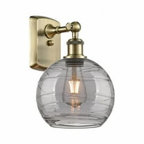 Innovations Lighting - Athens Deco Swirl - 1 Light Wall Sconce In Industrial