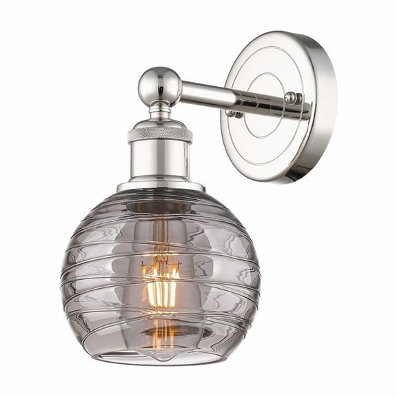 Innovations Lighting - Athens Deco Swirl - 1 Light Wall Sconce In Industrial