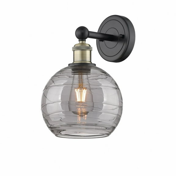 Innovations Lighting - Athens Deco Swirl - 1 Light Wall Sconce In Modern