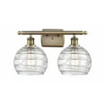 thumbnail image 1 of Innovations Lighting - Athens Deco Swirl - 2 Light Bath Vanity In Industrial, 1 of 2