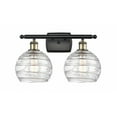 thumbnail image 1 of Innovations Lighting - Athens Deco Swirl - 2 Light Bath Vanity In Industrial, 1 of 2