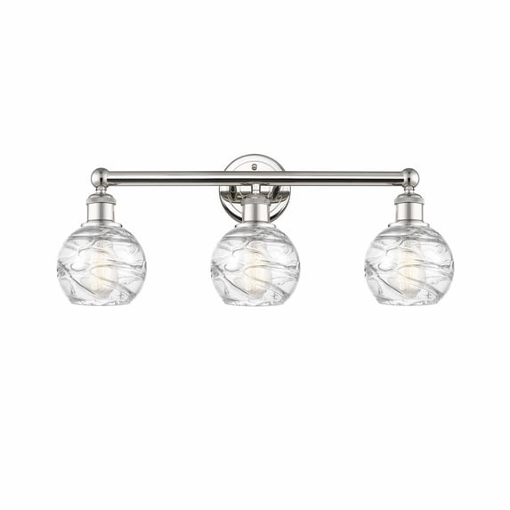 Innovations Lighting - Athens Deco Swirl - 3 Light Bath Vanity In Industrial