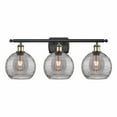 thumbnail image 1 of Innovations Lighting - Athens Deco Swirl - 3 Light Bath Vanity In Industrial, 1 of 2