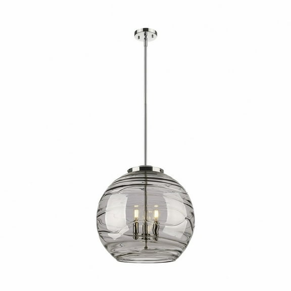Innovations Lighting - Athens Deco Swirl - 3 Light Pendant In Industrial