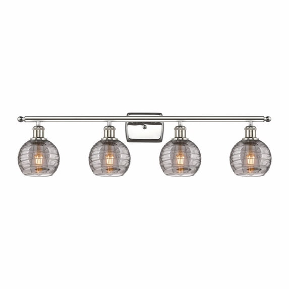 Innovations Lighting - Athens Deco Swirl - 4 Light Bath Vanity In Industrial