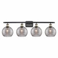 thumbnail image 1 of Innovations Lighting - Athens Deco Swirl - 4 Light Bath Vanity In Industrial, 1 of 2