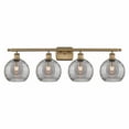 thumbnail image 1 of Innovations Lighting - Athens Deco Swirl - 4 Light Bath Vanity In Industrial, 1 of 2
