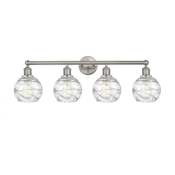 Innovations Lighting - Athens Deco Swirl - 4 Light Bath Vanity In Industrial