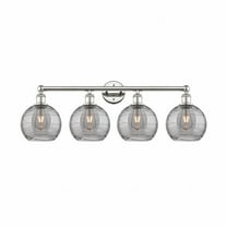 Innovations Lighting - Athens Deco Swirl - 4 Light Bath Vanity In Modern