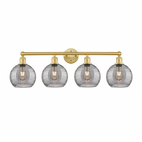 Innovations Lighting - Athens Deco Swirl - 4 Light Bath Vanity In Modern
