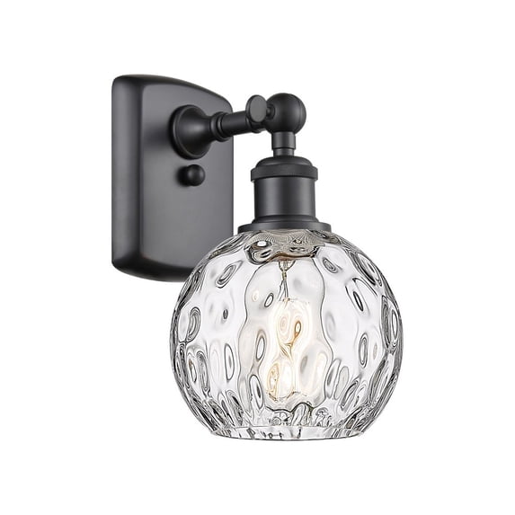 Innovations Lighting - Athens Water Glass - 1 Light Wall Sconce In Industrial