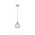 thumbnail image 1 of 516-1P-WPC-G1215-6 Innovations Lighting Ballston Athens Water Glass 1 Light 6" Cord Hung Mini Pendant Polished Nickel, 1 of 2