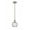 thumbnail image 1 of 516-1S-SN-G1215-6 Innovations Lighting Athens Water Glass 1 Light 6" Mini Pendant Brushed Satin Nickel, 1 of 5