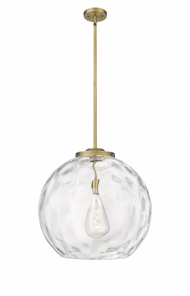 Athens Water Glass 19.5'' Brushed Brass 1-Light Pendant