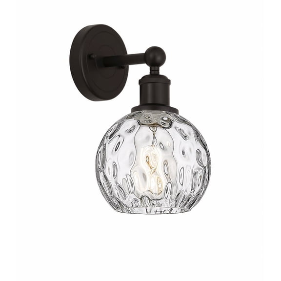 Innovations Lighting - Athens Water Glass - 1 Light Wall Sconce In Industrial
