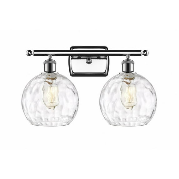 Innovations Lighting - Athens Water Glass - 2 Light Bath Vanity In Industrial