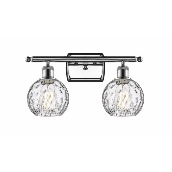 Innovations Lighting - Athens Water Glass - 2 Light Bath Vanity In Industrial