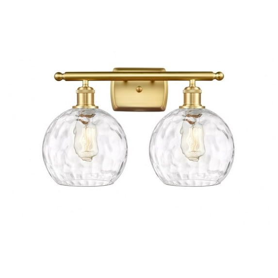 Innovations Lighting - Athens Water Glass - 2 Light Bath Vanity In Industrial