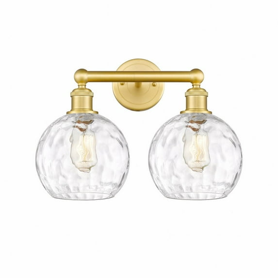 Innovations Lighting - Athens Water Glass - 2 Light Bath Vanity In Modern