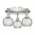 thumbnail image 1 of Innovations Lighting - Athens Water Glass - 3 Light Flush Mount In Industrial, 1 of 5