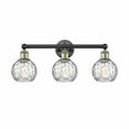 thumbnail image 1 of Innovations Lighting - Athens Water Glass - 3 Light Bath Vanity In Industrial, 1 of 6