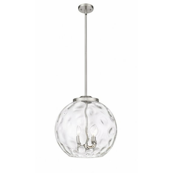 Innovations Lighting - Athens Water Glass - 3 Light Pendant In Industrial