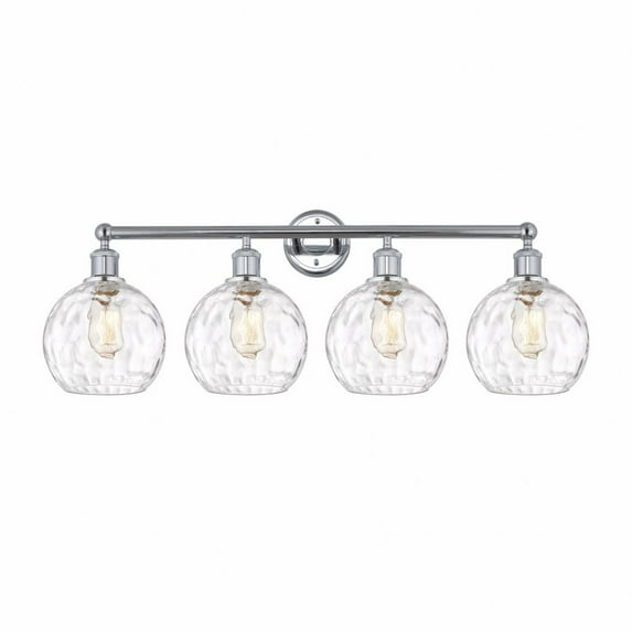 Innovations Lighting - Athens Water Glass - 4 Light Bath Vanity In Modern