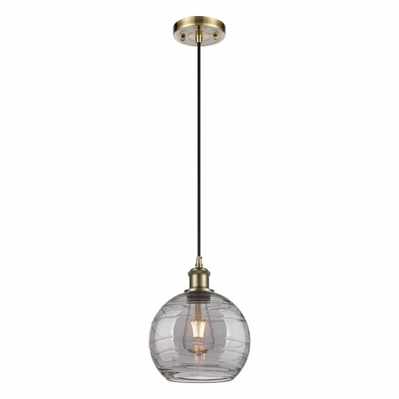 Innovations Lighting - Ballston - 1 Light Athens Deco Swirl Mini Pendant In