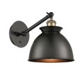 thumbnail image 1 of Innovations Lighting  Ballston Adirondack - 1 Light 8" Sconce - Arm Adjusts Up and Down Black Antique Brass/Matte Black, 1 of 5