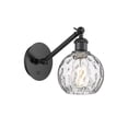 thumbnail image 1 of Innovations Lighting  Ballston Athens Water Glass 6" - 1 Light 6" Sconce - Arm Adjusts Up and Down Clear Water Glass/Matte Black, 1 of 5
