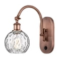thumbnail image 1 of Innovations Lighting  Ballston Athens Water Glass 6" - 1 Light 6" Sconce - Arm Swivels Side To Side Clear Water Glass/Antique Copper, 1 of 5