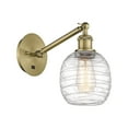 thumbnail image 1 of Innovations Lighting  Ballston Belfast - 1 Light 6" Sconce - Arm Adjusts Up and Down Deco Swirl/Antique Brass, 1 of 5