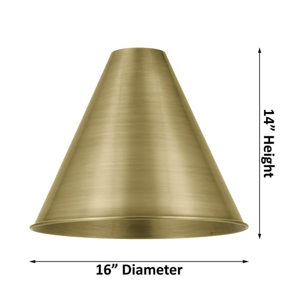 Innovations Lighting  Ballston Cone - 1 Light 16" Semi-Flush Mount Polished Nickel