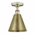 thumbnail image 1 of Innovations Lighting  Ballston Cone - 1 Light 8" Semi-Flush Mount Antique Brass, 1 of 5