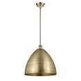 thumbnail image 1 of 516-1S-AB-MBD-16-AB Innovations Lighting Ballston Cone - 1 Light Dome Pendant In Industrial Style-16.75 Inches Tall and 16 Inches Wide-Antique Brass, 1 of 1