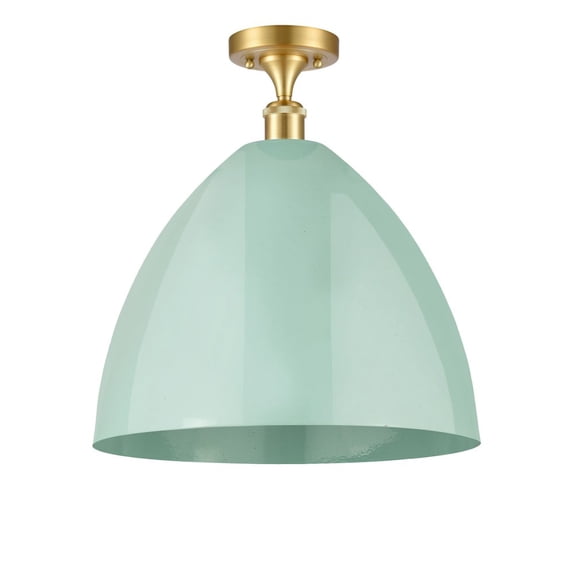 Innovations Lighting - Ballston Cone - 1 Light Semi-Flush Mount In Industrial
