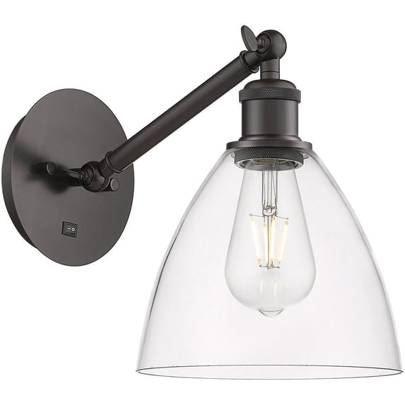 Innovations Lighting - Ballston Dome - 1 Light Wall Sconce In Industrial