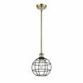 thumbnail image 1 of Innovations Lighting  Ballston Lake Placid - 1 Light 8" Stem Hung Pendant Antique Brass, 1 of 5