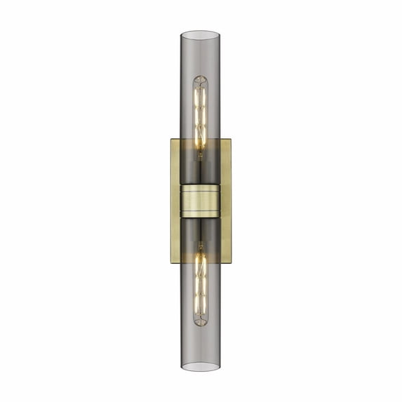 Innovations Lighting - Ballston Urban - 2 Light Bath Vanity In Art Deco Style-3