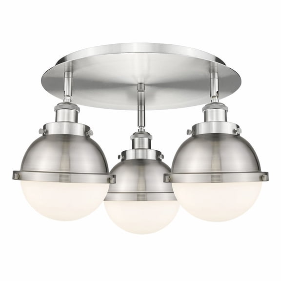 Innovations Lighting - Ballston Urban - 3 Light Flush Mount In Art Deco