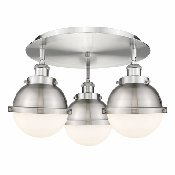 Innovations Lighting - Ballston Urban - 3 Light Flush Mount In Art Deco