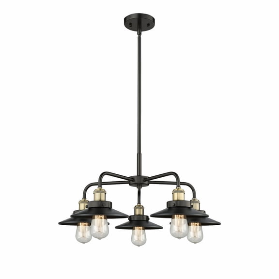 Innovations Lighting - Ballston Urban - 5 Light Stem Hung Chandelier In