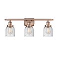 thumbnail image 1 of Innovations Lighting  Ballston Urban Bell - 3 Light 26" Bath Vanity Light Antique Copper Finish/Seedy, 1 of 5