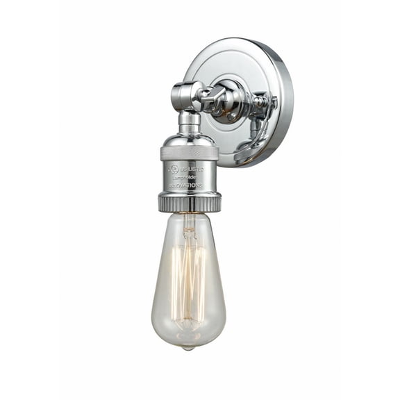 Innovations Lighting - Bare Bulb - 1 Light Wall Sconce In Traditional Style-6.13