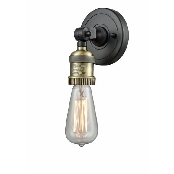 Innovations Lighting - Bare Bulb - 1 Light Wall Sconce In Traditional Style-6.13