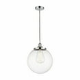 thumbnail image 1 of Innovations Lighting  Beacon - 1 Light 14" Cord Hung Mini Pendant Clear/Polished Chrome, 1 of 5